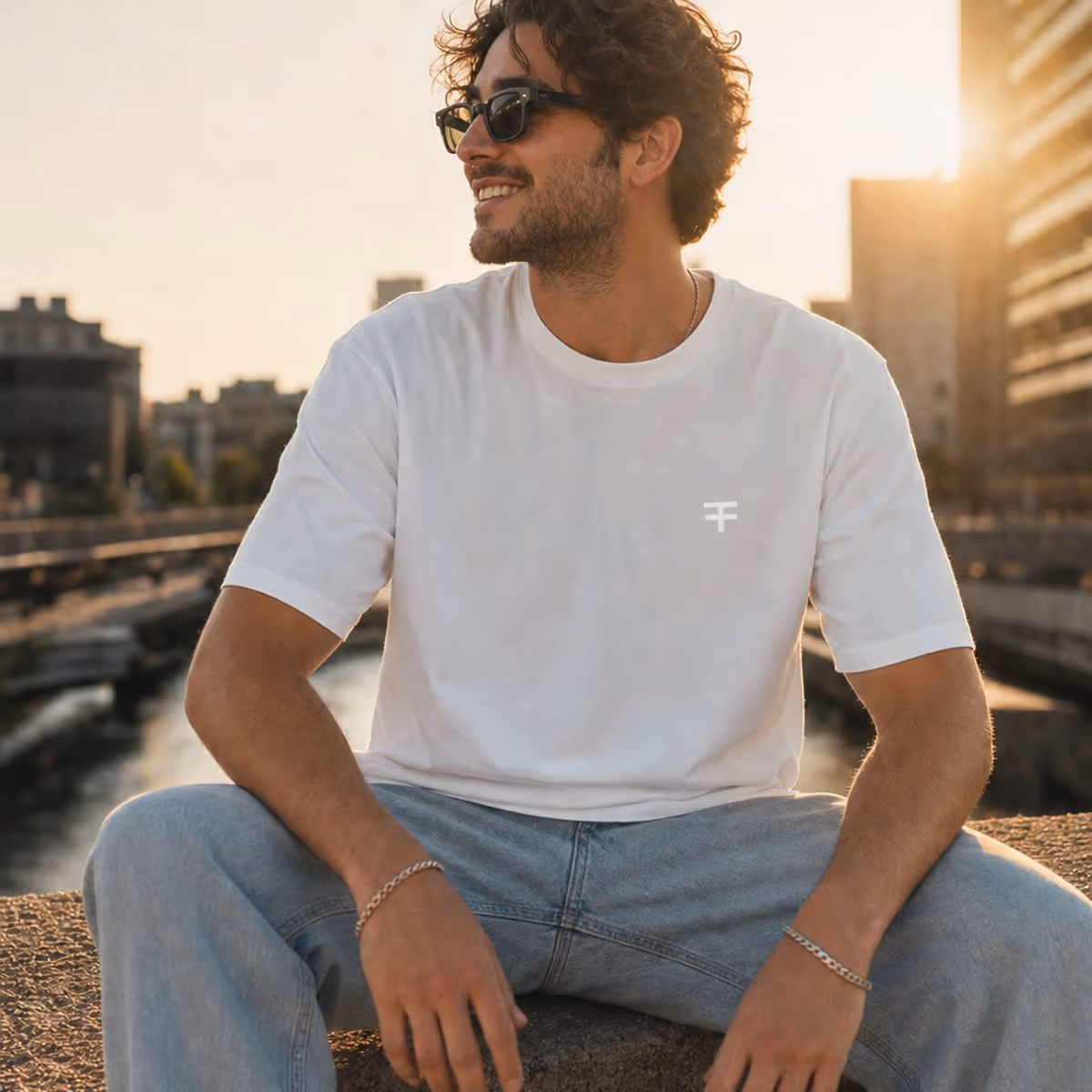 Freischwimmer-Merch — Detailaufnahme Print & Stoff